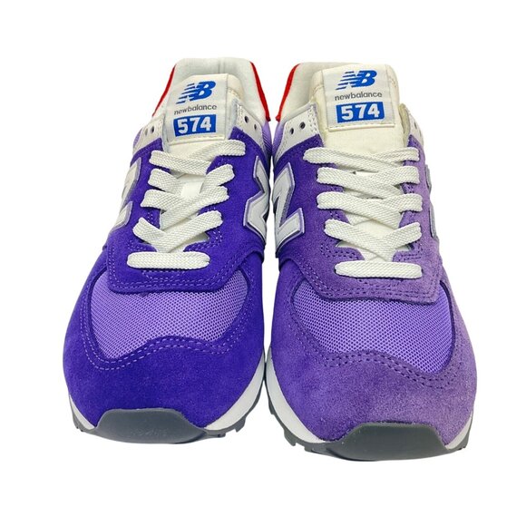 New Balance Women’s 574 Athletic Sneakers WL574YE2 Purple/White Size 7.5M - Picture 2 of 8